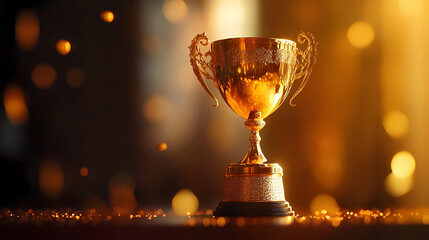 Golden Trophy in Spotlight