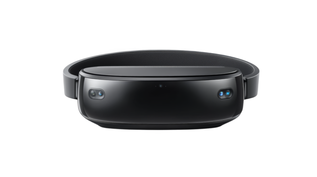 Exploring new worlds, immersive virtual reality experience with advanced headset technology