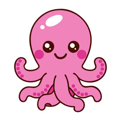 Kawaii Octopus Cute Cartoon