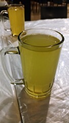 warm orange in the dining room instead of water and it tastes very refreshing