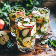 Fototapeta premium apple in water