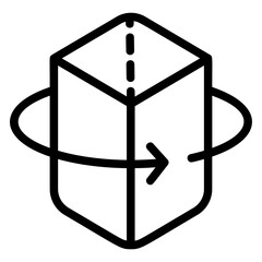 Augmented reality Line Icon