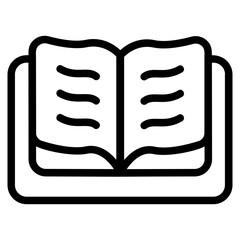 Book Line Icon