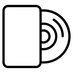 Cassette Line Icon