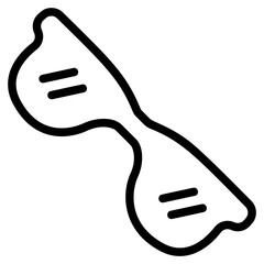Glasses Line Icon