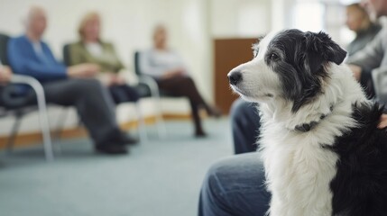 Elder abuse survivors attending a support group meeting. Featuring healing and community