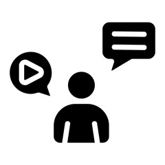 Review video Solid Icon