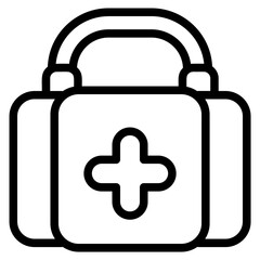 Urgent medical Line Icon