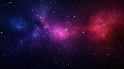 Vibrant cosmic nebula with stars in deep space