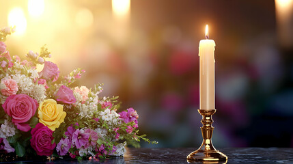 Elegant candle holder, intricately designed metal, soft glow illuminating surroundings, enhancing ambiance, perfect for cozy settings