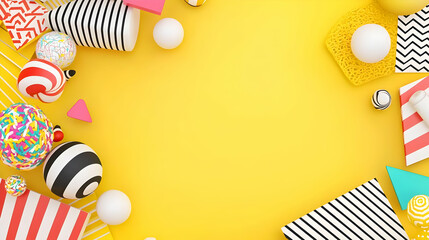 Obraz premium Vibrant Adobe Stock Banner, a colorful display featuring diverse digital assets, showcasing creativity and design potential in a dynamic layout