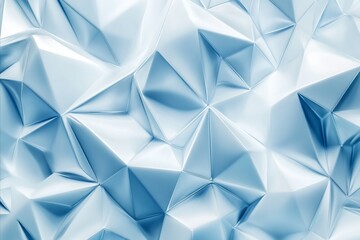 Fototapeta premium Dynamic exploration of abstract geometric shapes in a futuristic blue background demonstrating modern design principles