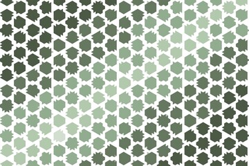 Geometric tile pattern in sage green tones with structured alignment and seamless design. Abstract decorative concept