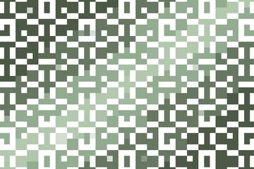 Pixelated abstract pattern in sage green with structured digital composition and blocky aesthetic. Modern tech concept