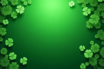 A festive St. Patrick’s Day background with vibrant greens, gold accents, and Irish charm.