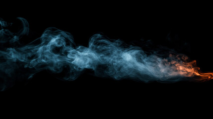 Abstract flowing smoke effect background for creative designs and artistic projects