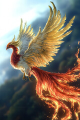 Obraz premium 浮世絵／鳳凰 Phoenix フェニックス 