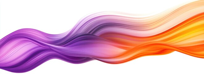 Fototapeta premium Abstract colorful wave flowing design.