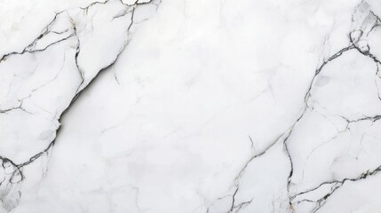 Obraz premium Elegant White Marble Surface with Subtle Veining Ideal for Backgrounds, Textures, and Modern Design Projects in Interior Decoration