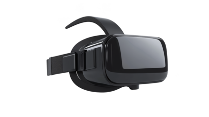 Virtual reality headset closeup