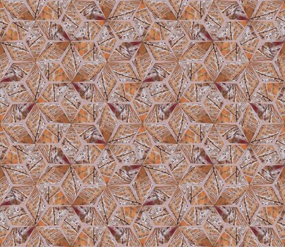 Design element. Mosaic. Seamless pattern for bandana, shawl, hij