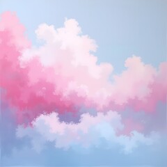 pink clouds in the sky