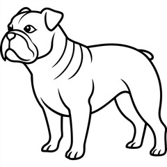 2d-grey-bull-dog-flat-illustration-side-profile-vi.eps