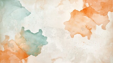 Soft Abstract Watercolor Background in Warm and Cool Tones Ideal for Creative Projects, Invitations, or Art Prints with Subtle Texture and Blend