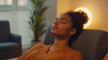 Nerve therapy session in a peaceful wellness space with a therapist. Featuring relaxation and healing