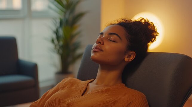 Nerve therapy session in a peaceful wellness space with a therapist. Featuring relaxation and healing