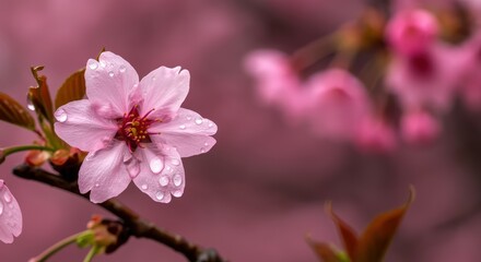 Beautiful cherry blossom background