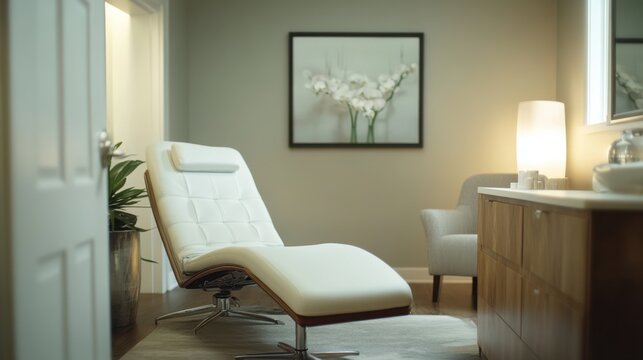 Nerve therapy session in a quiet therapy room with a skilled therapist. Featuring comfort and healing