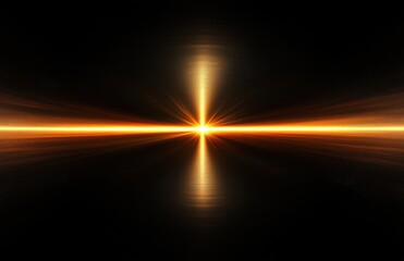 Abstract Light Beam with Radiant Glow and Dark Background for Artistic and Modern Design Concepts