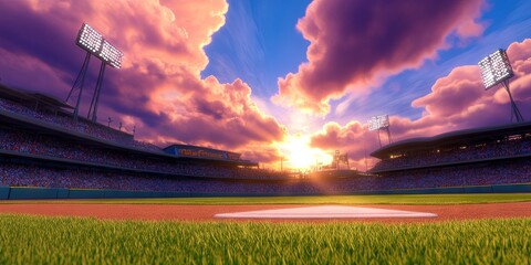 spring training baseball concept for minor league athletics in professional sports