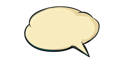 Fototapeta premium Colorful Speech Bubble for Creative Projects