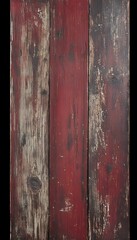 Three vertical weathered wooden boards with varied color and texture