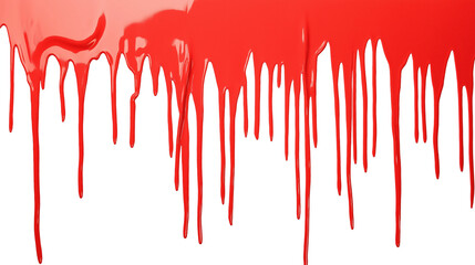Abstract Red Dripping Paint Texture Background