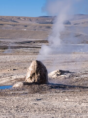 El Tatio geyser valley in Atacama desert, Chile