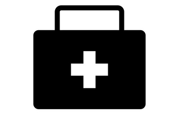 モノクロの薬箱アイコン