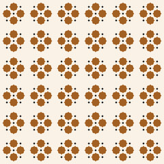 seamless pattern in ornamental style abstract geometric background vector