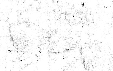 Grunge Black and White Distress Texture .Wall Background .Vector Illustration