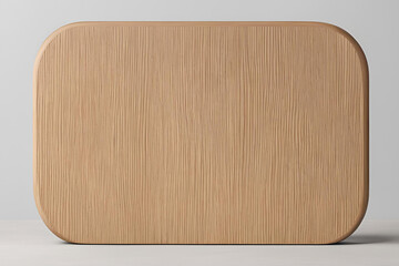 a rectangular blank wooden board