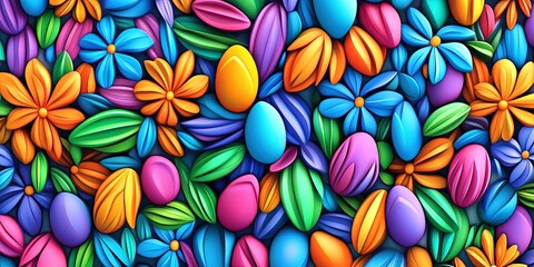 easter magic eye stereogram 
