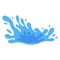 Hand drawn water illustration