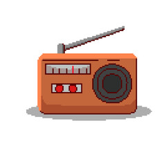 Radio pixel art