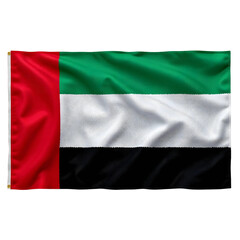 Obraz premium The National Flag of the United Arab Emirates, Symbol of Unity and Pride.