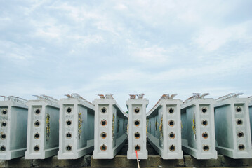 Segmental PC-I Girder is a precast I-shaped beam made of prestressed concrete. These beams...
