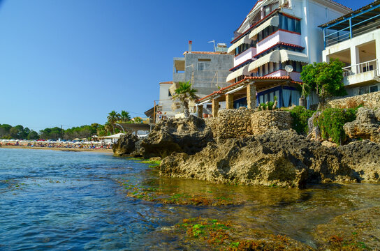 arkoudi beach in ilia perfecture greece