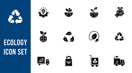 Ecology icon set.
