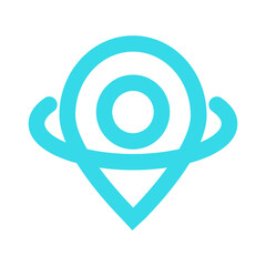 Professional tools sky blue coloured icon pack